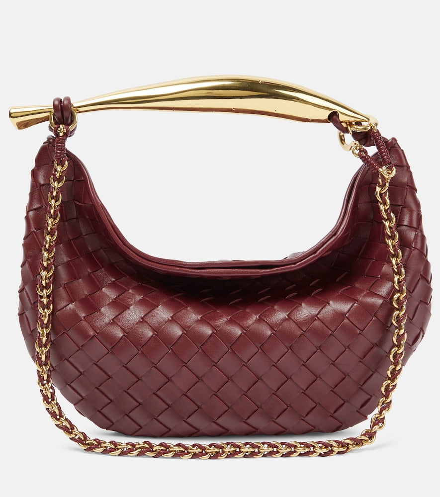 Bottega Veneta Sardine Chain Intrecciato leather tote bag - Bottega Veneta 沙丁鱼链 Intrecciato 皮革托特包