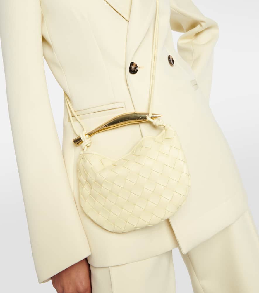 Bottega Veneta Sardine Intrecciato Baby leather shoulder bag