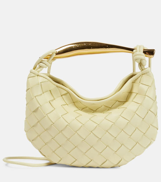 Bottega Veneta Sardine Intrecciato Baby leather shoulder bag. Shop Bottega Veneta Top-Handle Bags for women now.