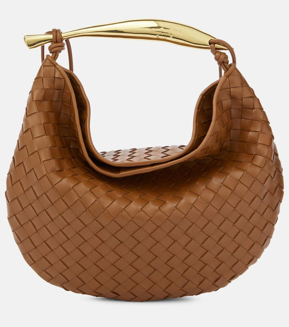 Bottega Veneta Sardine Intrecciato Large leather shoulder bag. Shop Bottega Veneta Shoulder Bags for women now.