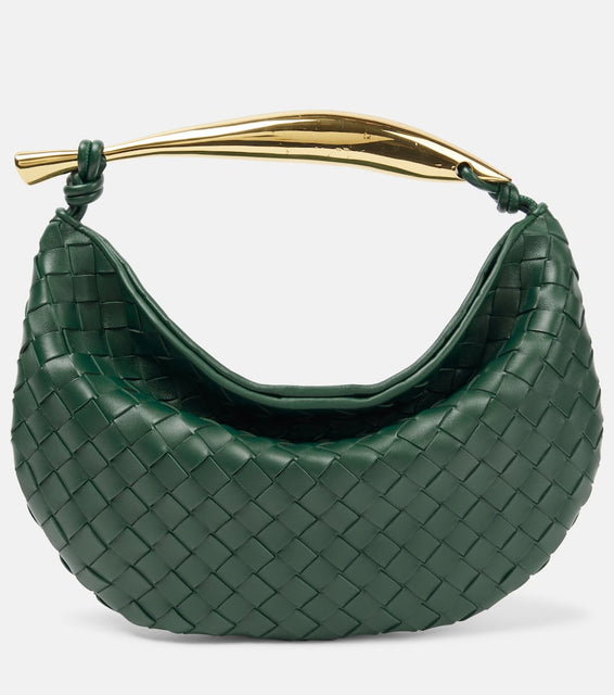 Bottega Veneta Sardine Intrecciato leather shoulder bag. Shop Bottega Veneta Shoulder Bags for women now.