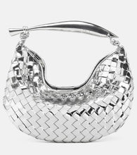 Bottega Veneta Sardine Intrecciato mirrored leather tote bag. Shop Bottega Veneta Top-Handle Bags for women now.
