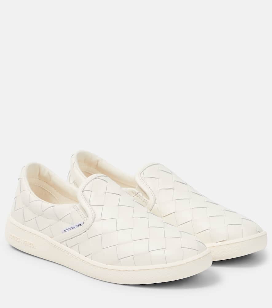 Bottega Veneta Sawyer leather slip-on sneakers - Bottega Veneta Sawyer 皮革套脚运动鞋