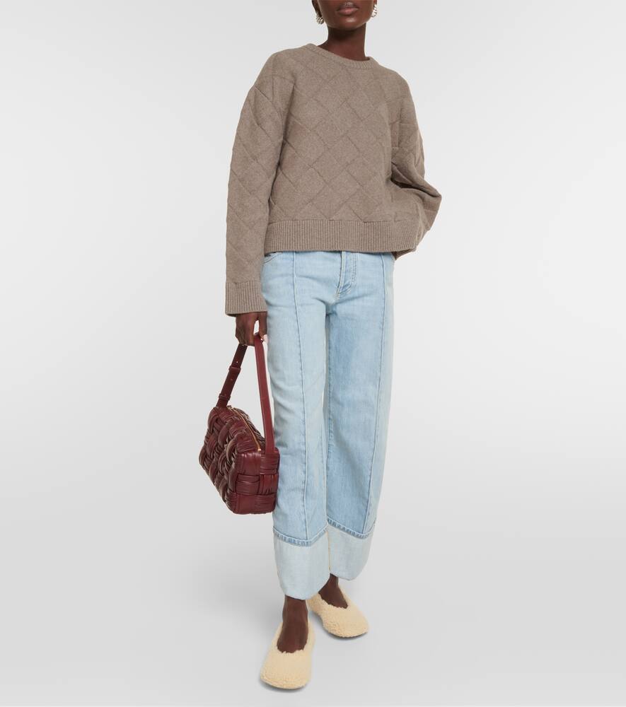 Bottega Veneta Shearling ballet flats
