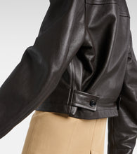 Bottega Veneta Shearling-trimmed leather jacket