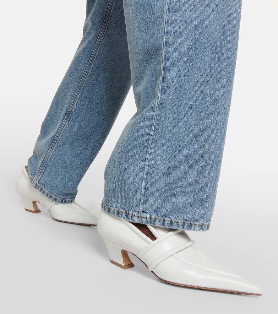 Bottega Veneta Spada leather loafer pumps