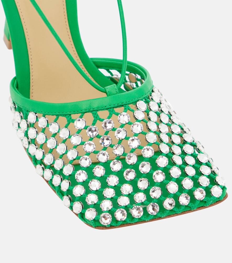 Bottega Veneta Sparkle Stretch embellished pumps
