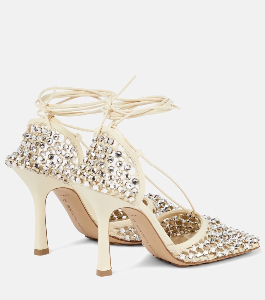 Bottega Veneta Sparkle Stretch embellished sandals