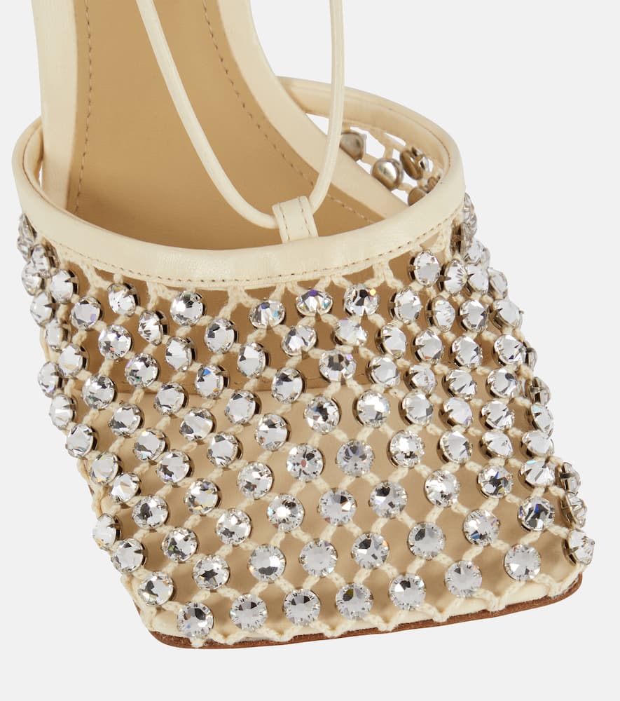 Bottega Veneta Sparkle Stretch embellished sandals