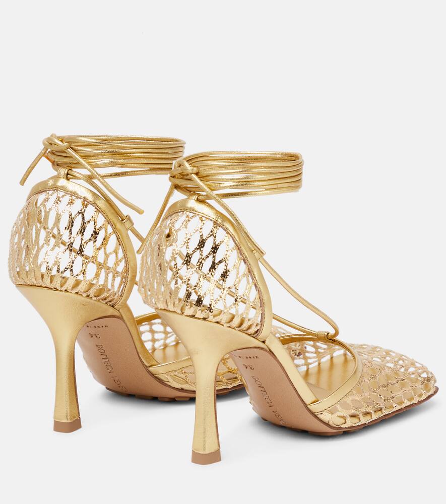 Bottega Veneta Stretch leather-trimmed pumps
