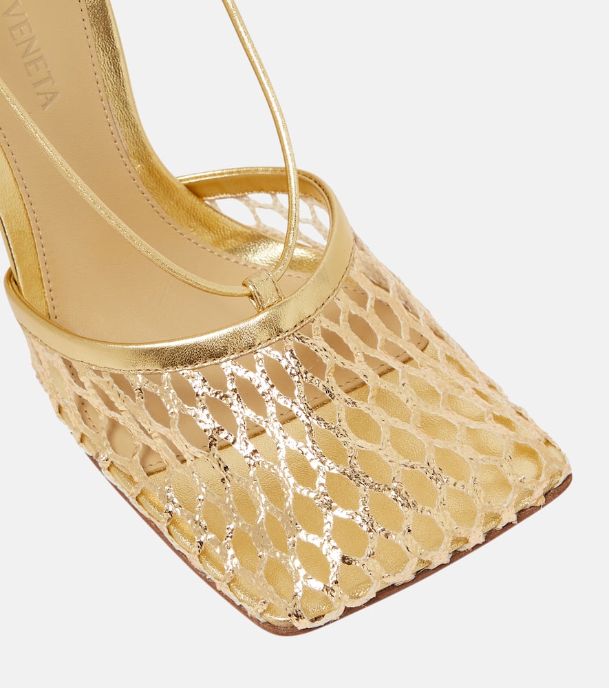 Bottega Veneta Stretch leather-trimmed pumps