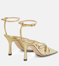 Bottega Veneta Stretch metallic leather sandals