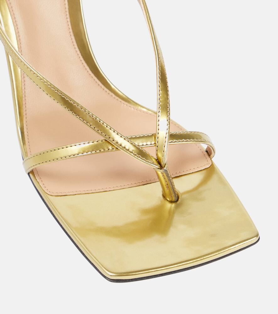 Bottega Veneta Stretch metallic leather sandals
