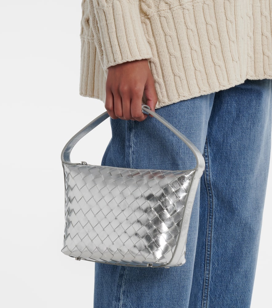 Bottega Veneta Wallace Intrecciato leather shoulder bag