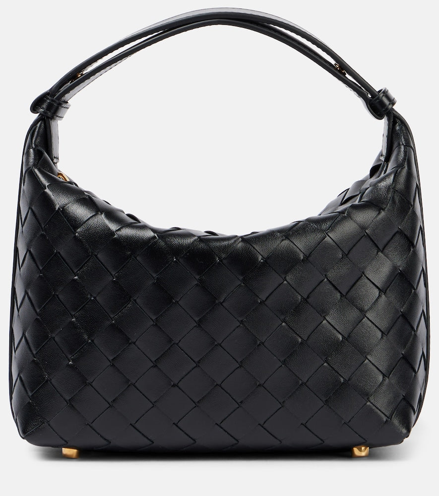 Bottega Veneta Wallace Mini Intrecciato leather shoulder bag - Bottega Veneta Wallace 迷你 Intrecciato 皮革单肩包