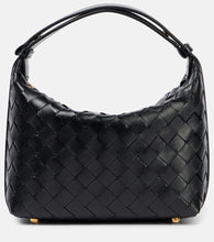 Bottega Veneta Wallace Mini Intrecciato leather shoulder bag - Bottega Veneta Wallace 迷你 Intrecciato 皮革单肩包