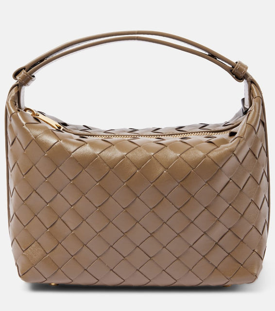 Bottega Veneta Wallace leather shoulder bag. Shop Bottega Veneta Top-Handle Bags for women now.