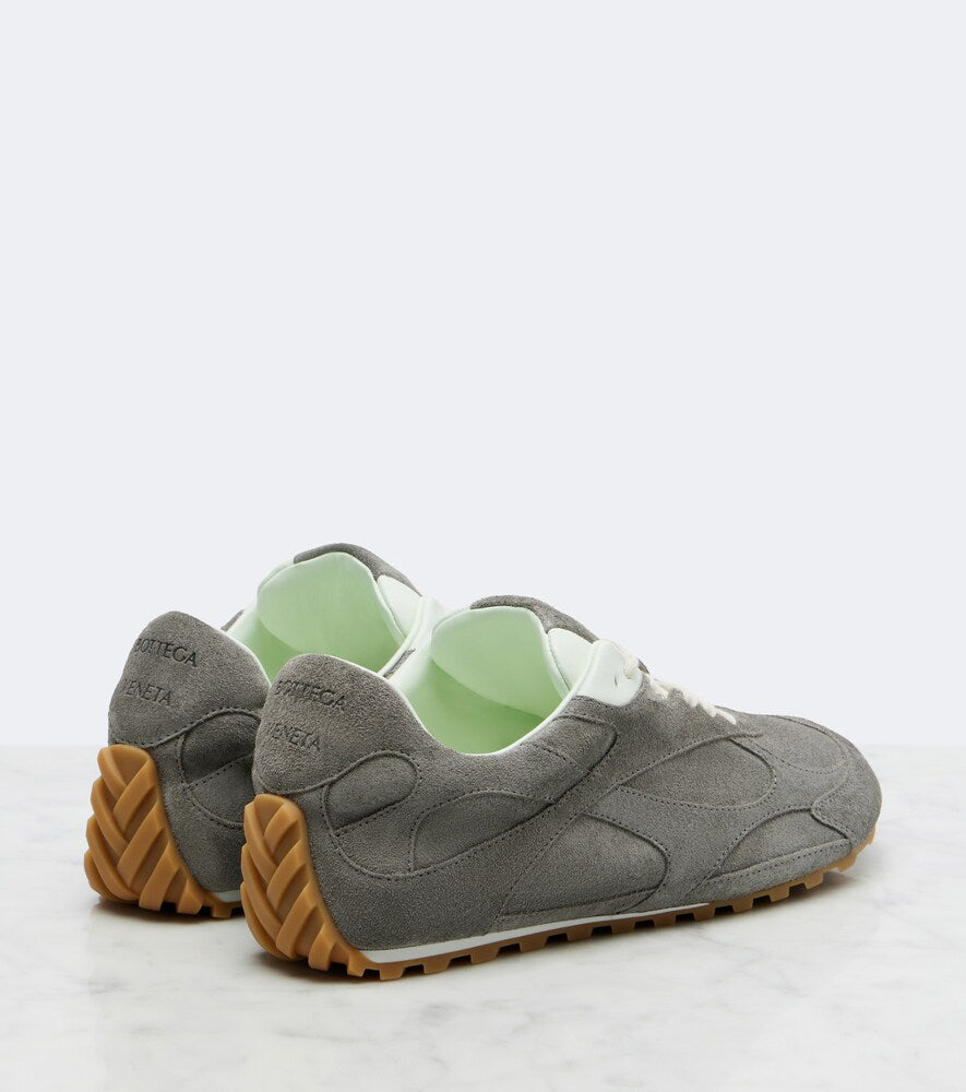 Bottega Veneta Orbit Flash suede sneakers - Grey Low-Top Sneakers