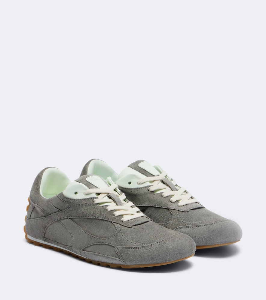 Bottega Veneta Orbit Flash suede sneakers - Grey Low-Top Sneakers