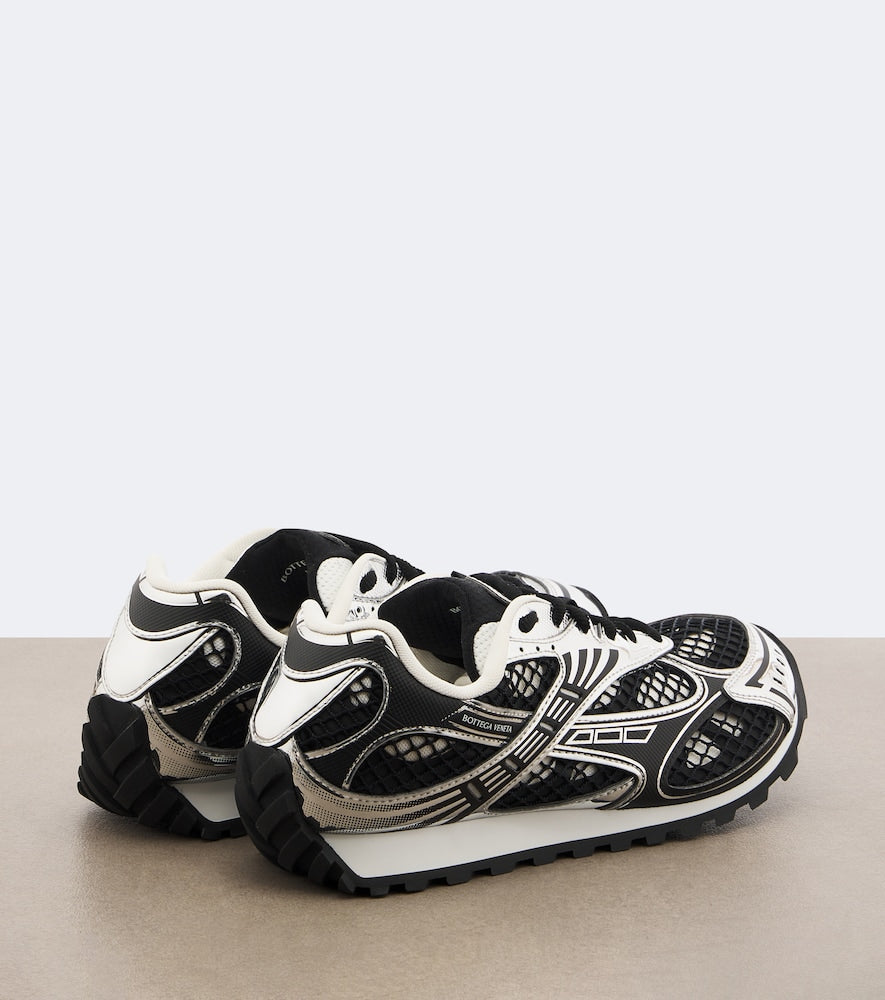 Silver Bottega Veneta Orbit metallic sneakers - Low-Top Sneakers
