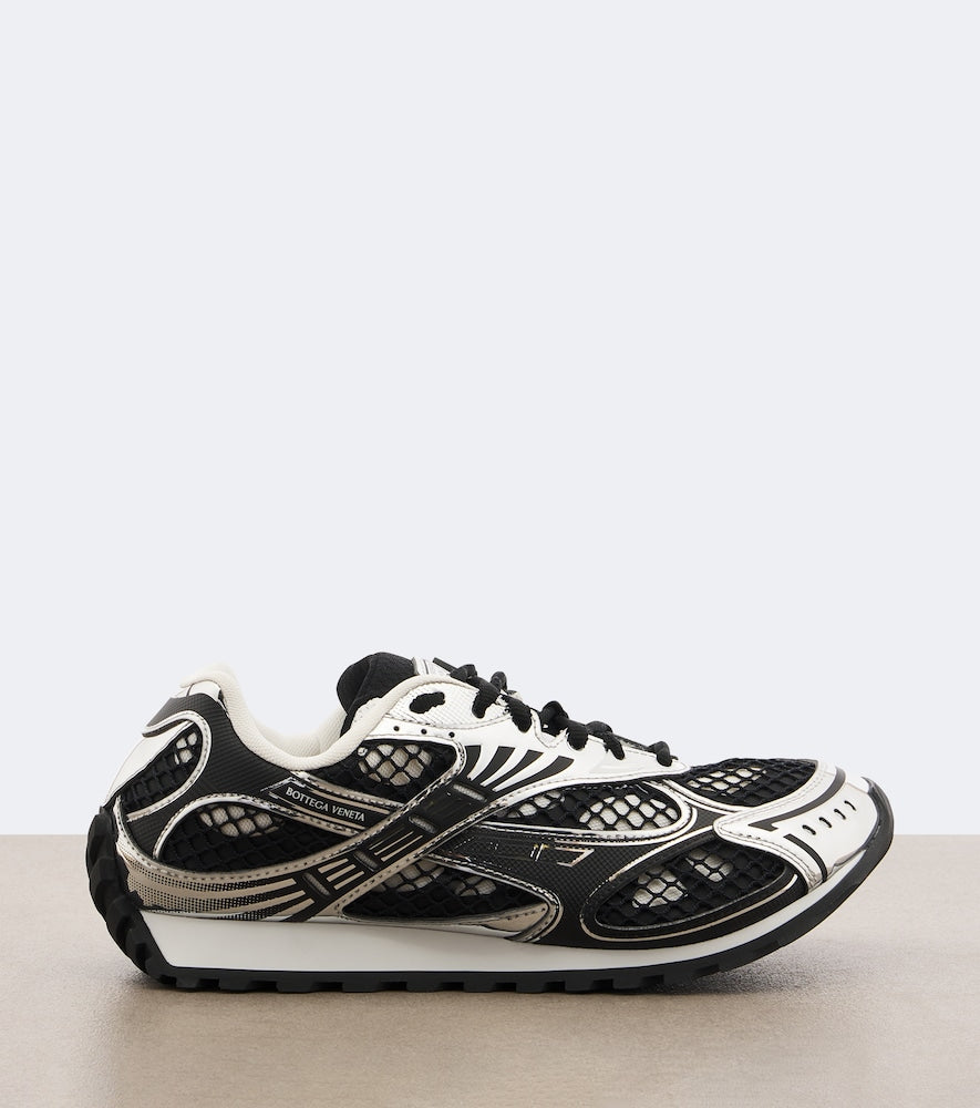Silver Bottega Veneta Orbit metallic sneakers - Low-Top Sneakers