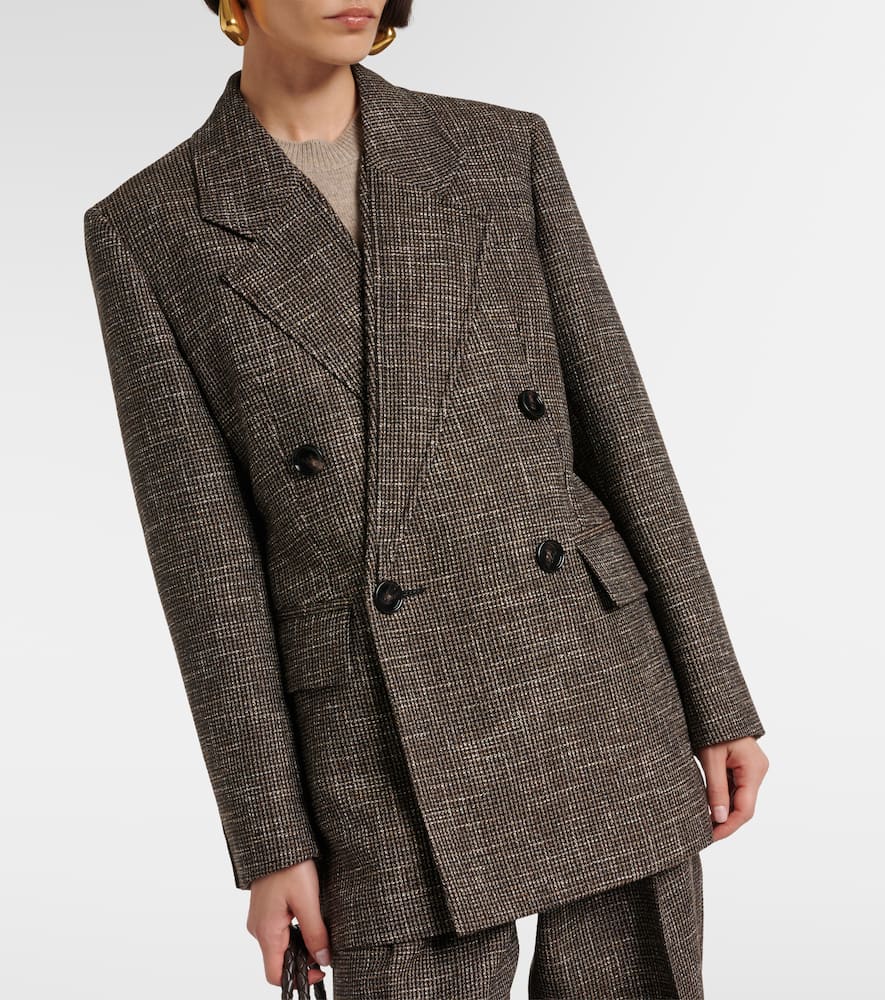 Bottega Veneta Wool and cotton-blend moulin√É¬© blazer