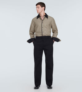 Bottega Veneta Wool flannel overshirt