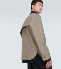 Bottega Veneta Wool flannel overshirt