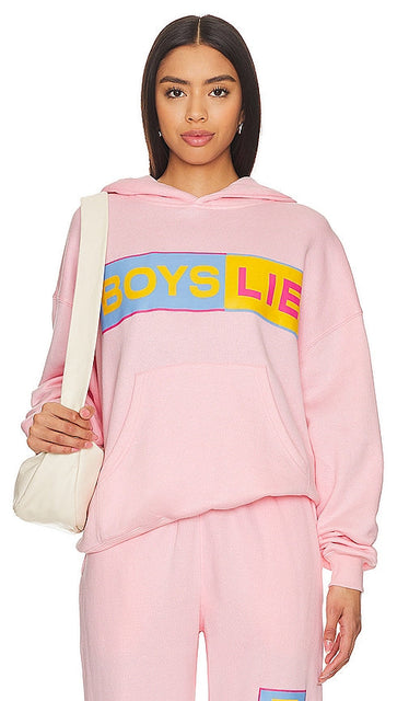 Boys Lie Better Half Boyfriend Hoodie in Rose - Sweat à capuche pour garçon Lie Better Half Boyfriend en rose - 男孩 Lie Better Half 男友风连帽衫，玫瑰色 - Jungen Lie Better Half Boyfriend-Hoodie in Rosa - Boys Lie Better Half 보이프렌드 후디 - Felpa con cappuccio da ragazzo Lie Better Half Boyfriend in rosa
