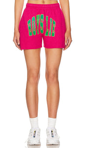 Boys Lie Pucker Up Brady Shorts in Pink - Short Lie Pucker Up Brady pour garçon en rose - 男孩 Lie Pucker Up Brady 粉色短裤 - Lie Pucker Up Brady-Shorts für Jungen in Rosa - 남아 Lie Pucker Up Brady 쇼츠 핑크 색상 - Pantaloncini Brady Lie Pucker Up da ragazzo in rosa