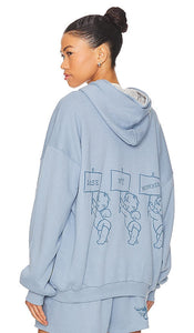 Boys Lie Read The Signs Harley Hoodie in Blue - Sweat à capuche Lie Read The Signs Harley pour garçon en bleu - 男孩撒谎阅读蓝色哈雷连帽衫的标志 - Jungen Lie Read The Signs Harley Kapuzenpullover in Blau - Boys Lie Read The Signs 할리 후디 블루 색상 - Felpa con cappuccio Harley da ragazzi Lie Read The Signs in blu