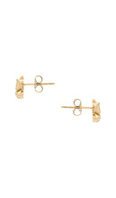 Boys Lie Stud Earrings in Metallic Gold