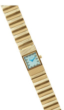 Breda Groove Watch in Metallic Gold