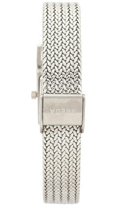 Breda Revel Tethered Watch in Metallic Silver