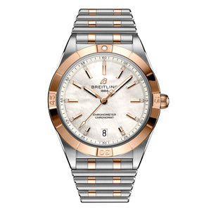 Breitling Chronomat Automatic 36 Mother-of-Pearl Dial and Two-Tone Bracelet Watch 36mm - U10380101A2U1