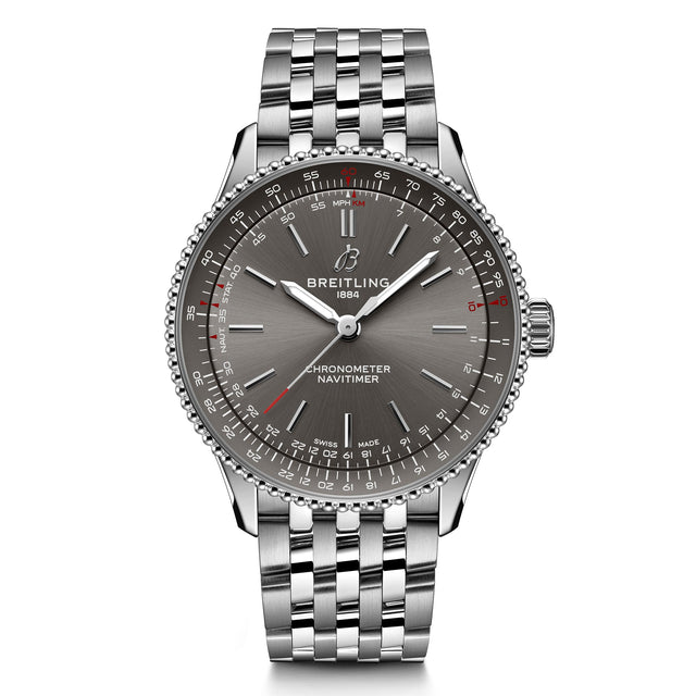 Breitling Navitimer Automatic 36 Anthracite Dial Stainless Steel Watch 36mm - A17327381B1A1