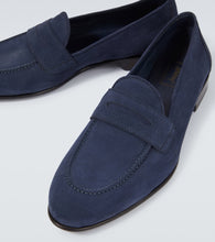 Brioni Appia leather penny loafers