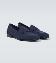 Brioni Appia leather penny loafers