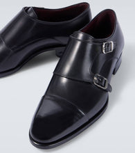Brioni Leather monk strap shoes