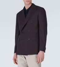Brioni Prince of Wales checked wool blazer