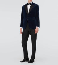 Brioni Satin-trimmed cotton velvet tuxedo jacket