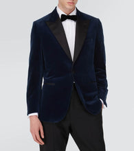 Brioni Satin-trimmed cotton velvet tuxedo jacket