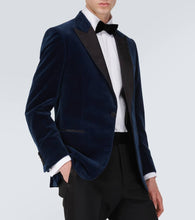 Brioni Satin-trimmed cotton velvet tuxedo jacket