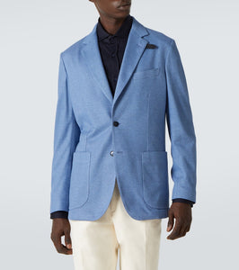 Brioni Silk and cotton jersey blazer