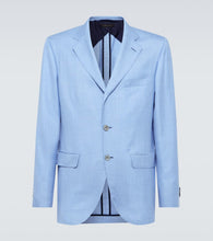 Brioni Silk, cashmere, and linen twill blazer