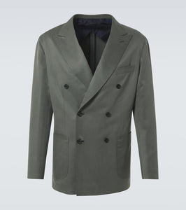 Brioni Soffio silk and cashmere gabardine blazer