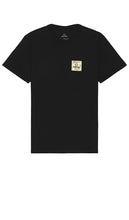 Brixton Alpha Square Tee in Black