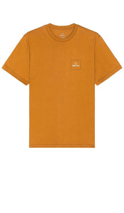 Brixton Alpha Square Tee in Orange