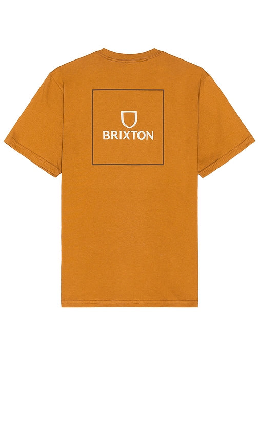 Brixton Alpha Square Tee in Orange