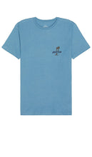 Brixton Austin Short Sleeve Tailored Tee in Blue